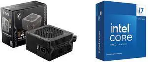 PSU CPU Combo -  MSI MAG A750BN PCIE5 Bundle with  Intel BX8071514700KF