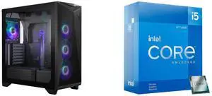 Computer Case CPU Combo -  MSI MPG GUNGNIR 300R AIRFLOW Bundle with  Intel BX8071512600KF