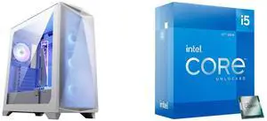 Computer Case CPU Combo -  MSI MPG GUNGNIR 300R AIRFLOW WHITE Bundle with  Intel BX8071512600K