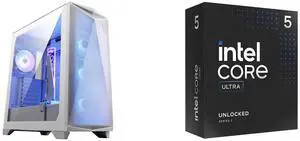 Computer Case CPU Combo -  MSI MPG GUNGNIR 300R AIRFLOW WHITE Bundle with  Intel BX80768245K