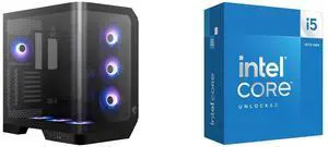 Computer Case CPU Combo -  MSI MAG PANO 120R PZ Bundle with  Intel BX8071514600K