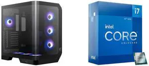 Computer Case CPU Combo -  MSI MAG PANO 120R PZ Bundle with  Intel BX8071512700K