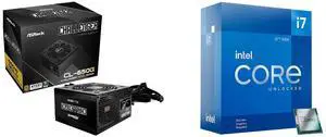 PSU CPU Combo -  ASRock CL-650G Bundle with  Intel BX8071512700KF