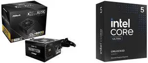 PSU CPU Combo -  ASRock CL-650G Bundle with  Intel BX80768245KF