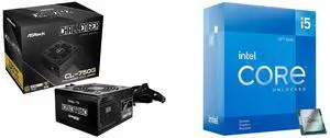 PSU CPU Combo -  ASRock CL-750G Bundle with  Intel BX8071512600KF