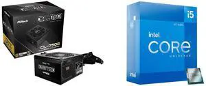 PSU CPU Combo -  ASRock CL-750G Bundle with  Intel BX8071512600K