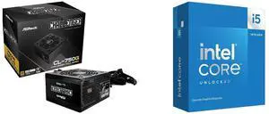 PSU CPU Combo -  ASRock CL-750G Bundle with  Intel BX8071514600KF