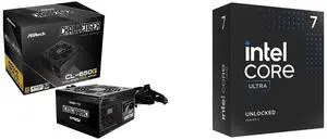 PSU CPU Combo -  ASRock CL-650G Bundle with  Intel BX80768265K