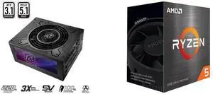 PSU CPU Combo -  ASRock PG-1300G Bundle with  AMD 100-100000457BOX