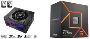 PSU CPU Combo -  ASRock PG-1300G Bundle with  AMD 100-100001015BOX