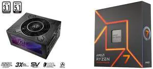 PSU CPU Combo -  ASRock PG-1300G Bundle with  AMD 100-100000591WOF
