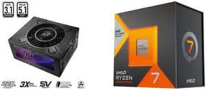 PSU CPU Combo -  ASRock PG-1300G Bundle with  AMD 100-100000910WOF