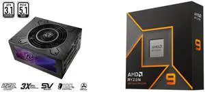 PSU CPU Combo -  ASRock PG-1300G Bundle with  AMD 100-100000662WOF