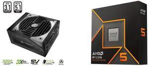 PSU CPU Combo -  ASRock TC-1300T Bundle with  AMD 100-100001405WOF