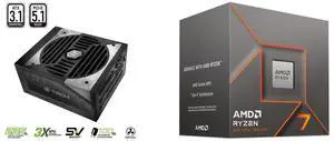 PSU CPU Combo -  ASRock TC-1300T Bundle with  AMD 100-100001590BOX