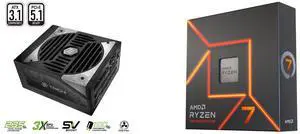 PSU CPU Combo -  ASRock TC-1300T Bundle with  AMD 100-100000591WOF