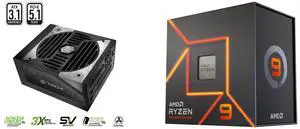 PSU CPU Combo -  ASRock TC-1300T Bundle with  AMD 100-100000589WOF