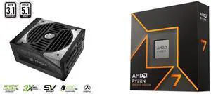 PSU CPU Combo -  ASRock TC-1300T Bundle with  AMD 100-100001404WOF