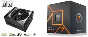 PSU CPU Combo -  ASRock TC-1300T Bundle with  AMD 100-100000592BOX
