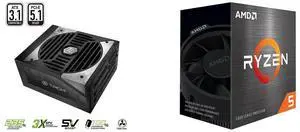 PSU CPU Combo -  ASRock TC-1650T Bundle with  AMD 100-100000457BOX