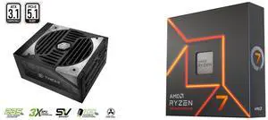 PSU CPU Combo -  ASRock TC-1650T Bundle with  AMD 100-100000591WOF