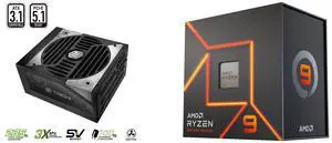 PSU CPU Combo -  ASRock TC-1650T Bundle with  AMD 100-100000589WOF
