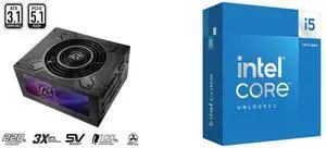 PSU CPU Combo -  ASRock PG-1300G Bundle with  Intel BX8071514600K