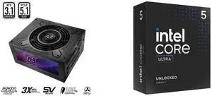 PSU CPU Combo -  ASRock PG-1300G Bundle with  Intel BX80768245K