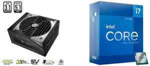 PSU CPU Combo -  ASRock TC-1650T Bundle with  Intel BX8071512700K