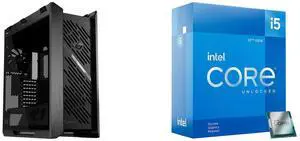 Computer Case CPU Combo -  ASUS ROG STRIX HELIOS II GX601S BLACK Bundle with  Intel BX8071512600KF