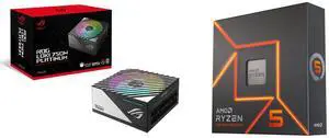 PSU CPU Combo -  ASUS ROG-LOKI-750P-SFX-L-GAMING Bundle with  AMD 100-100000593WOF