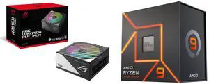 PSU CPU Combo -  ASUS ROG-LOKI-750P-SFX-L-GAMING Bundle with  AMD 100-100000589WOF