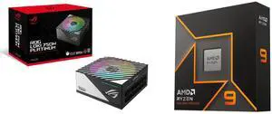 PSU CPU Combo -  ASUS ROG-LOKI-750P-SFX-L-GAMING Bundle with  AMD 100-100001277WOF
