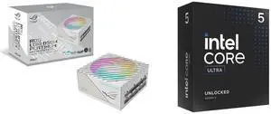 PSU CPU Combo -  ASUS ROG-LOKI-850P-SFX-L-WHITE-GAMING Bundle with  Intel BX80768245K