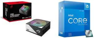 PSU CPU Combo -  ASUS ROG-LOKI-1000P-SFX-L-GAMING Bundle with  Intel BX8071512600KF