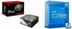 PSU CPU Combo -  ASUS ROG-LOKI-1000P-SFX-L-GAMING Bundle with  Intel BX8071512600K