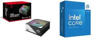 PSU CPU Combo -  ASUS ROG-LOKI-1000P-SFX-L-GAMING Bundle with  Intel BX8071514600K