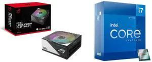PSU CPU Combo -  ASUS ROG-LOKI-1000P-SFX-L-GAMING Bundle with  Intel BX8071512700K