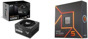 PSU CPU Combo -  ASUS TUF-GAMING-1200G Bundle with  AMD 100-100000593WOF