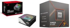 PSU CPU Combo -  ASUS ROG-LOKI-850P-SFX-L-GAMING Bundle with  AMD 100-100001590BOX