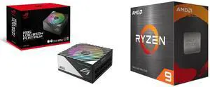 PSU CPU Combo -  ASUS ROG-LOKI-850P-SFX-L-GAMING Bundle with  AMD 100-100001581WOF