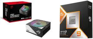 PSU CPU Combo -  ASUS ROG-LOKI-850P-SFX-L-GAMING Bundle with  AMD 100-100000719WOF