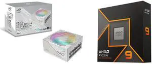PSU CPU Combo -  ASUS ROG-LOKI-850P-SFX-L-WHITE-GAMING Bundle with  AMD 100-100000662WOF