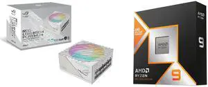 PSU CPU Combo -  ASUS ROG-LOKI-850P-SFX-L-WHITE-GAMING Bundle with  AMD 100-100000719WOF