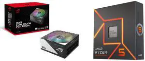 PSU CPU Combo -  ASUS ROG-LOKI-1000P-SFX-L-GAMING Bundle with  AMD 100-100000593WOF