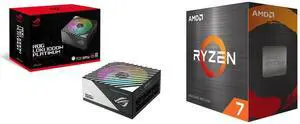 PSU CPU Combo -  ASUS ROG-LOKI-1000P-SFX-L-GAMING Bundle with  AMD 100-100001582BOX