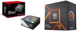 PSU CPU Combo -  ASUS ROG-LOKI-1000P-SFX-L-GAMING Bundle with  AMD 100-100000589WOF
