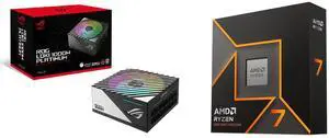 PSU CPU Combo -  ASUS ROG-LOKI-1000P-SFX-L-GAMING Bundle with  AMD 100-100001404WOF