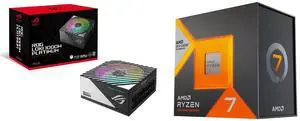 PSU CPU Combo -  ASUS ROG-LOKI-1000P-SFX-L-GAMING Bundle with  AMD 100-100000910WOF