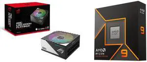 PSU CPU Combo -  ASUS ROG-LOKI-1000P-SFX-L-GAMING Bundle with  AMD 100-100000662WOF